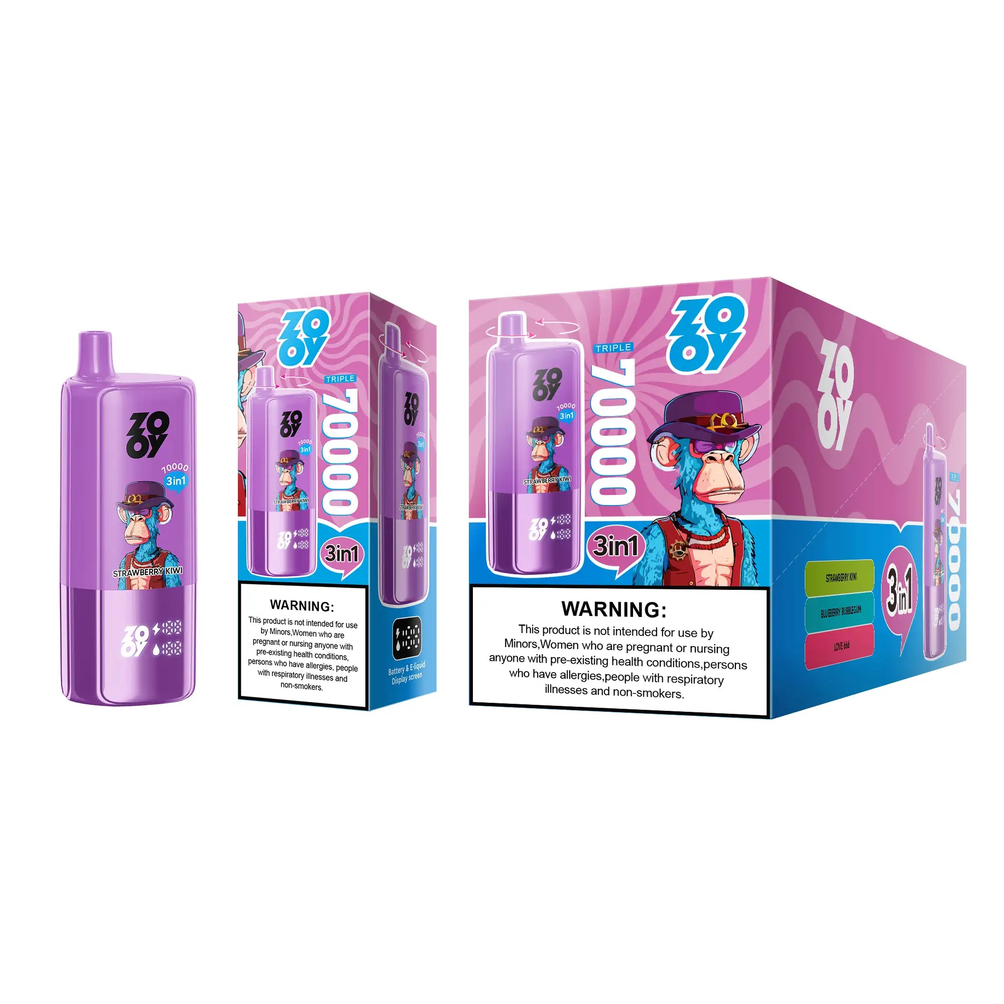 ZOOY TRIPLE 70000 puff ( 10 pcs)