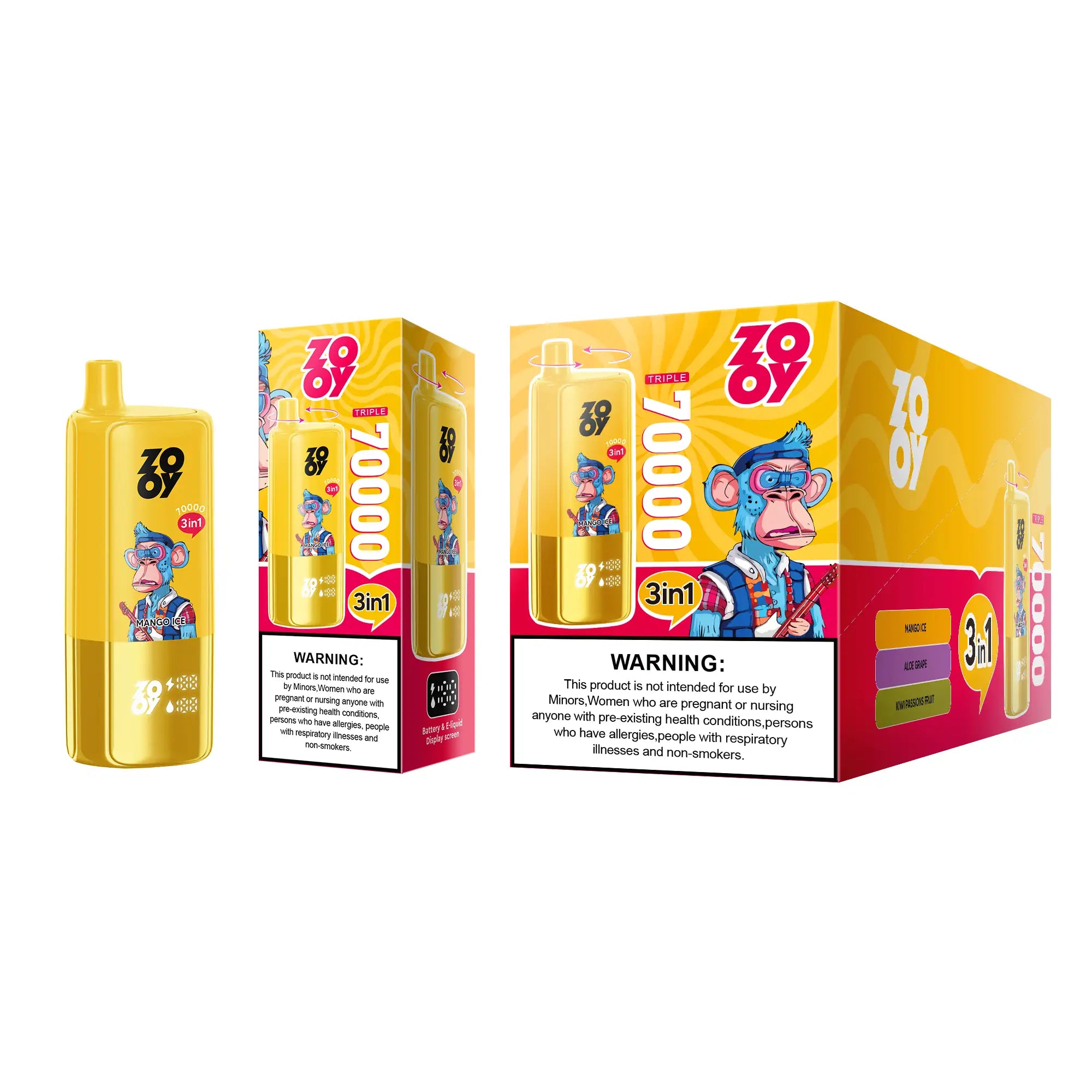 ZOOY TRIPLE 70000 puff ( 10 pcs)