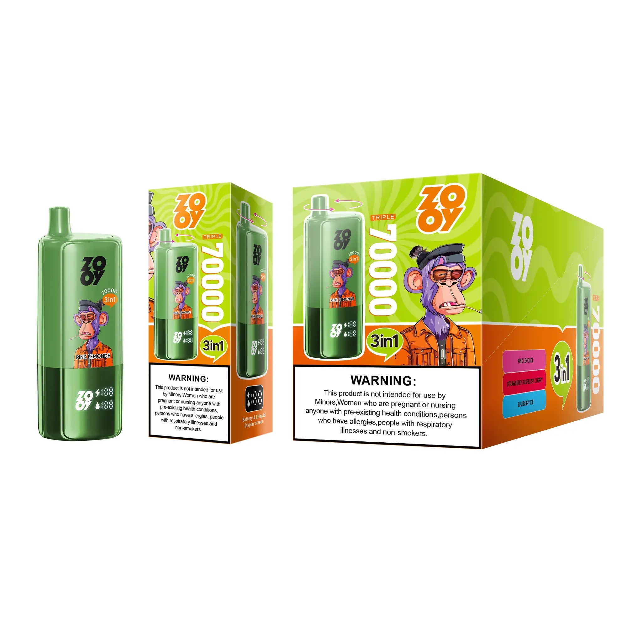 ZOOY TRIPLE 70000 puff ( 10 pcs)