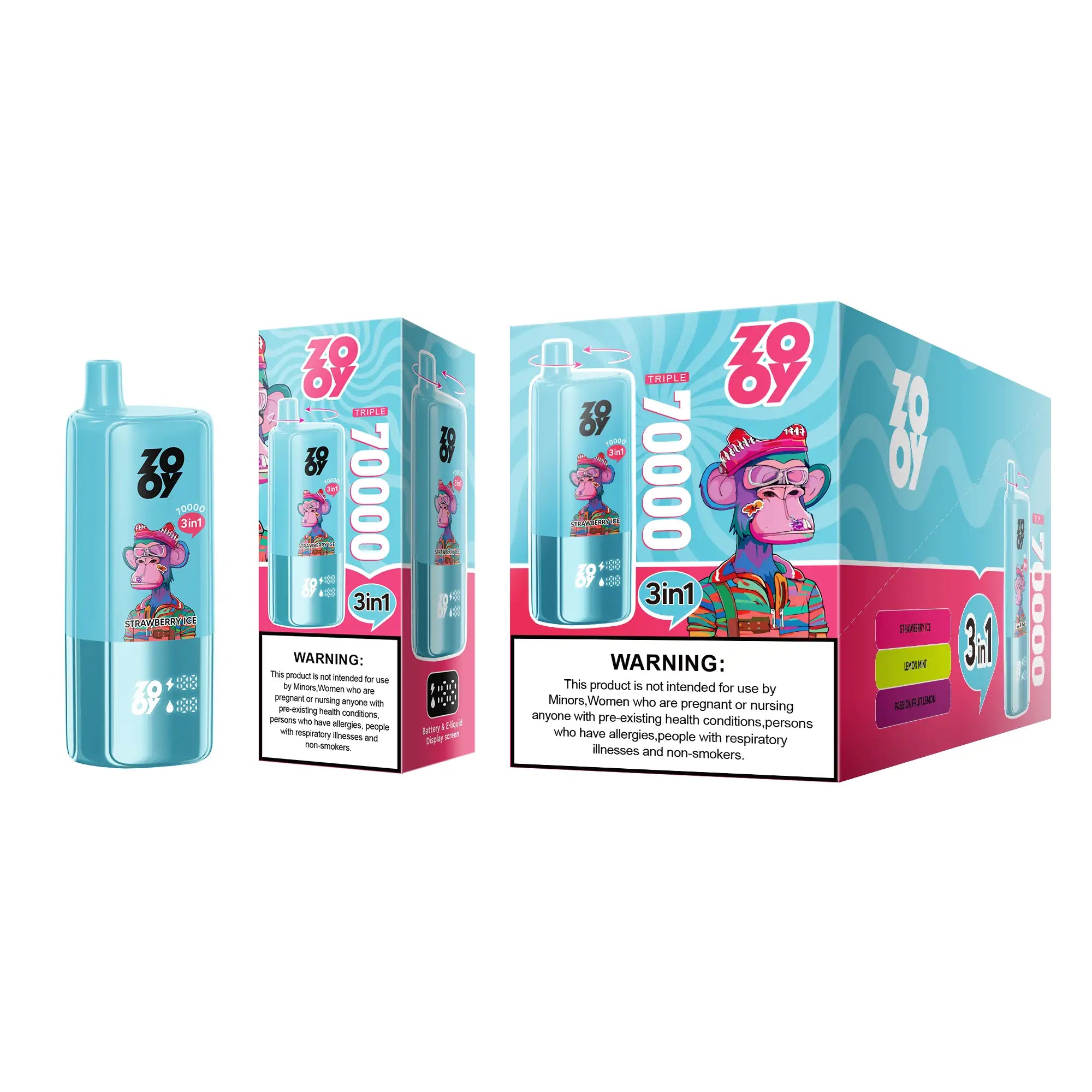 ZOOY TRIPLE 70000 puff ( 10 pcs)