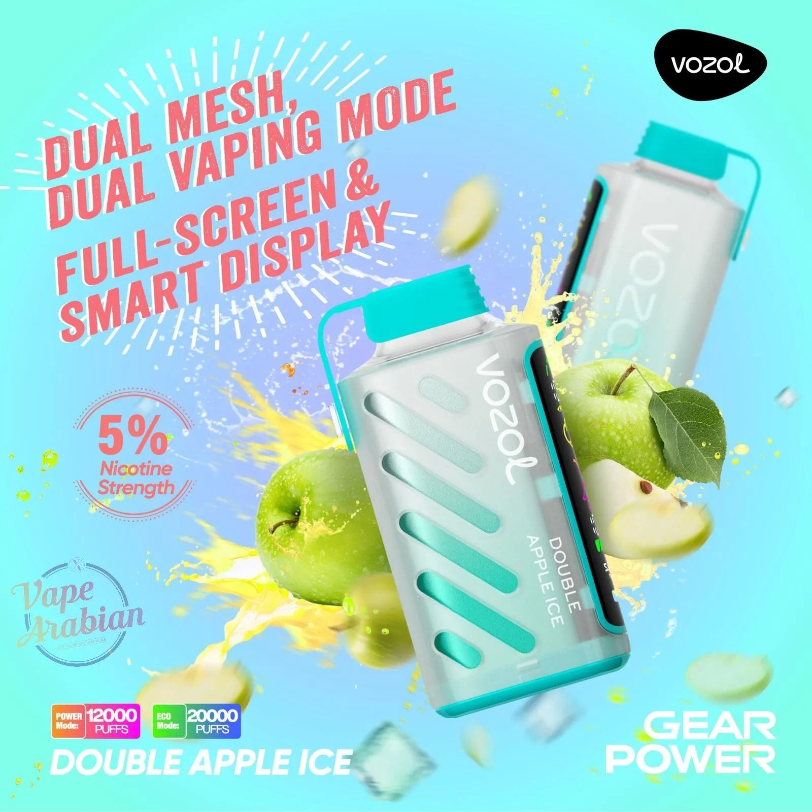 VOZOL GEAR POWER  20000 puff (10 pcs)