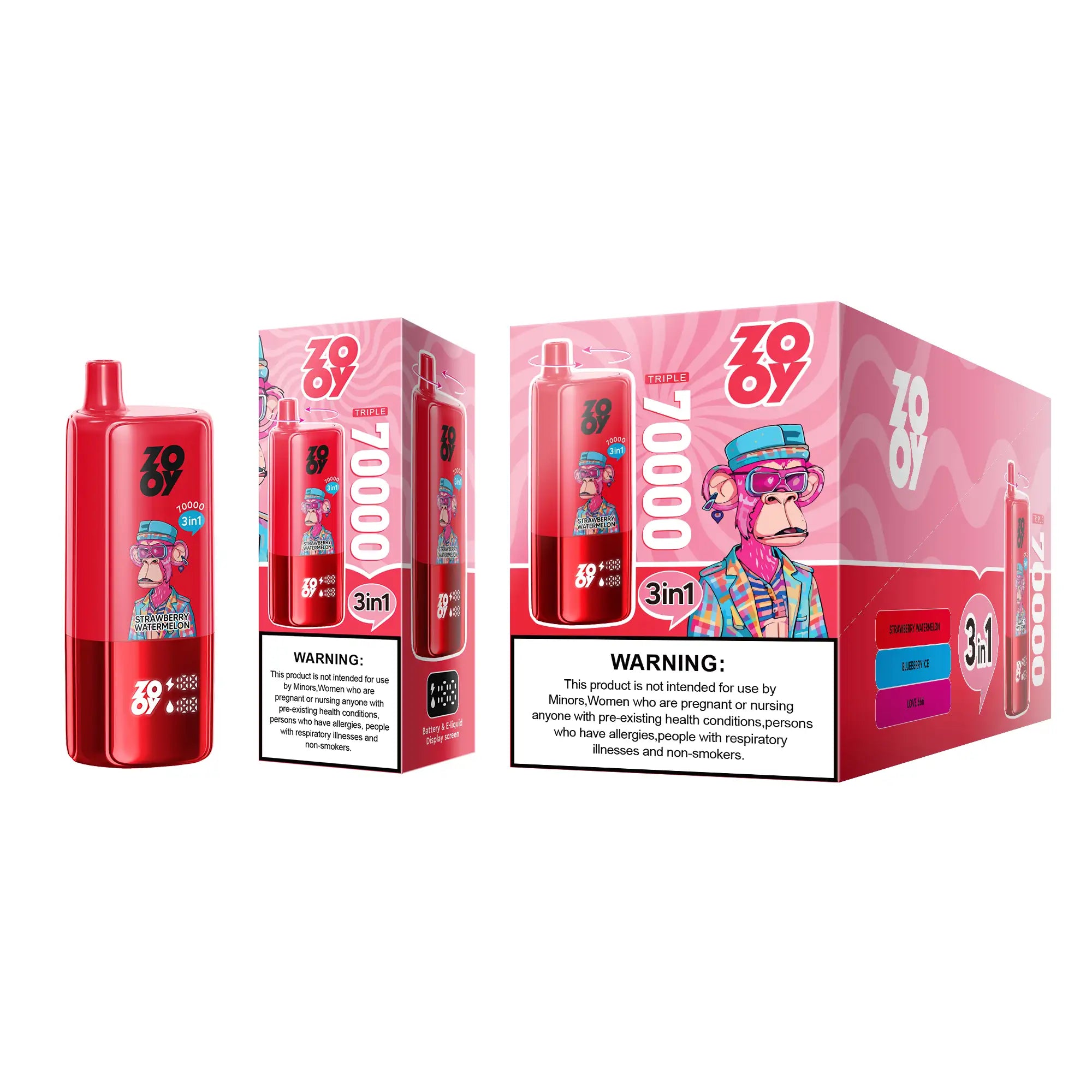 ZOOY TRIPLE 70000 puff ( 10 pcs)