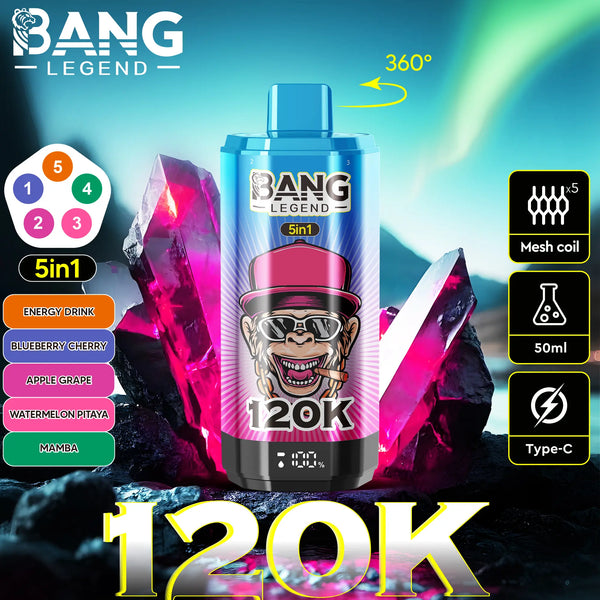 Bang Legend 120K Puffs ( 10 pcs )
