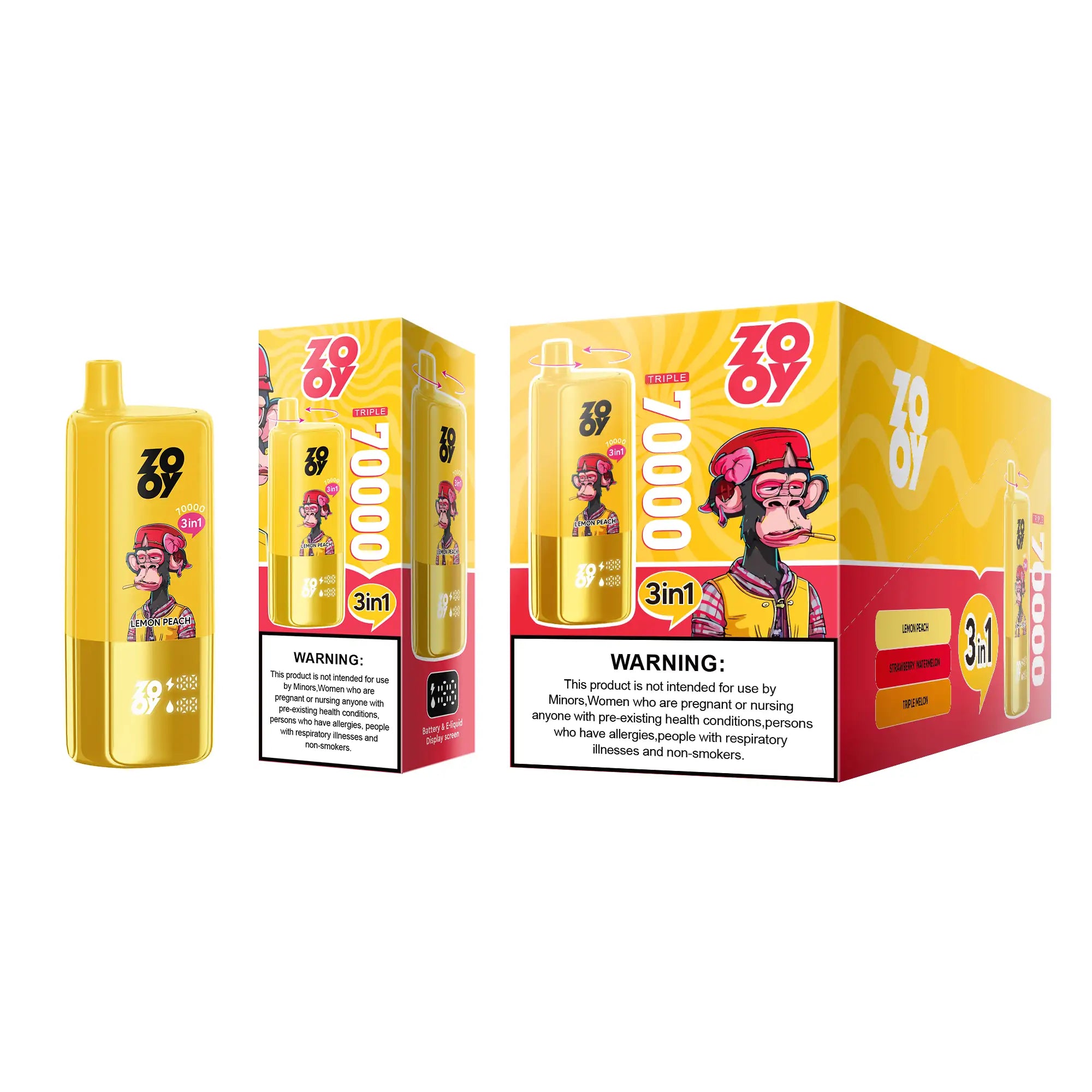 ZOOY TRIPLE 70000 puff ( 10 pcs)